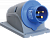 Вилка стационарная ССИ-513 16А-6ч/200-250В 2Р+РЕ IP44 MAGNUM ИЭК